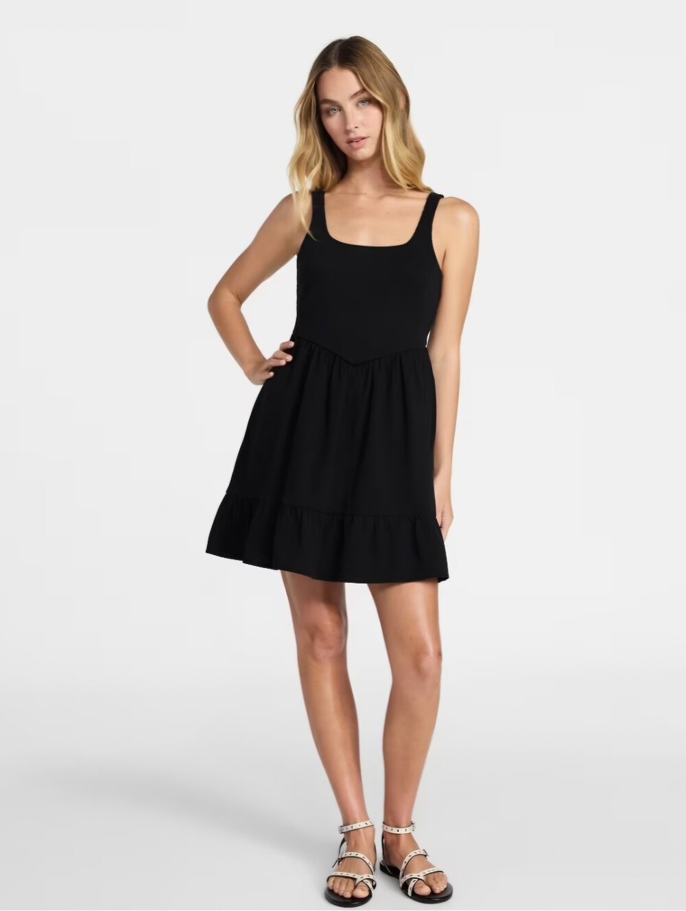 No Boundaries Black Sleeveless Mini Dress